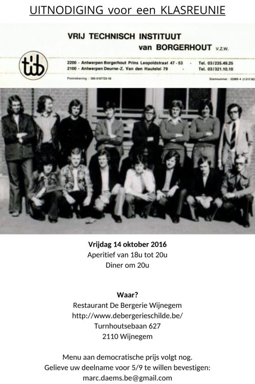UITNODIGING voor een KLASREUNIE-1
